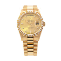 Rolex Day-Date 36mm 18ky Dia Dial & Bezel 18348