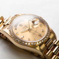 Rolex Day-Date 36mm 18ky Dia Dial & Bezel 18348