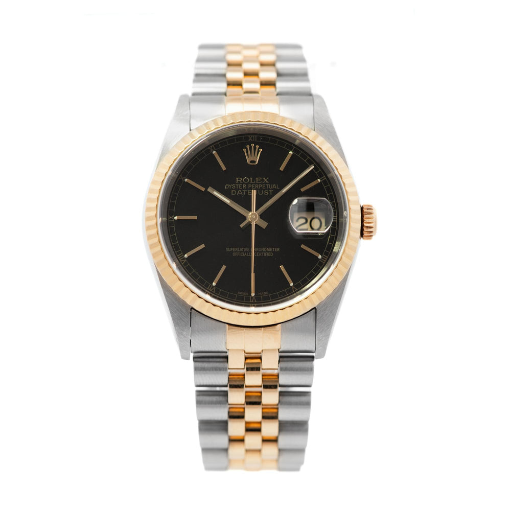 Rolex 36mm Datejust SS/YG 16233