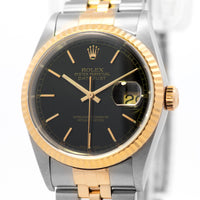 Rolex 36mm Datejust SS/YG 16233