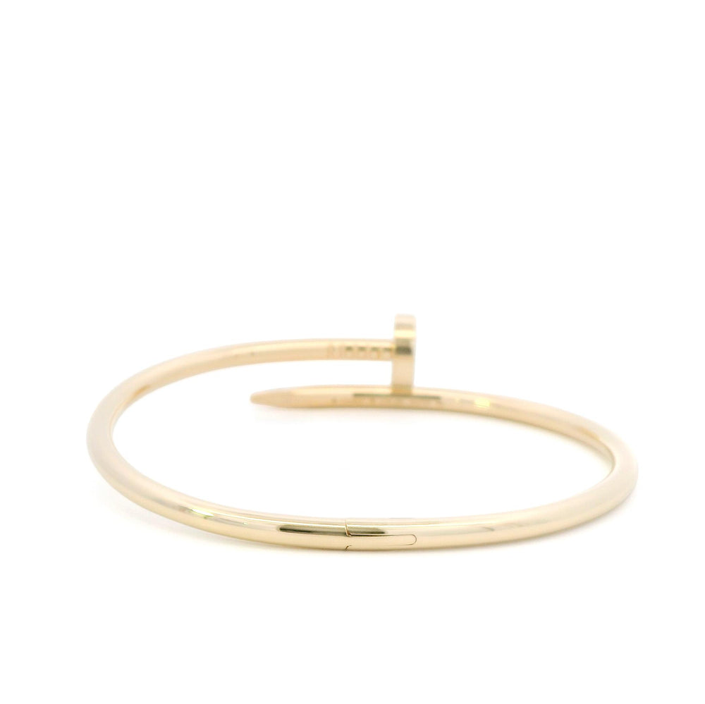 Cartier Juste Un Clou Bracelet Sz 18 18ky