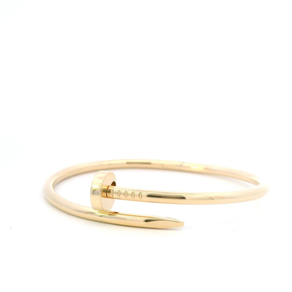 Cartier Juste Un Clou Bracelet Sz 18 18ky