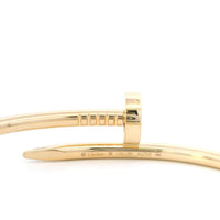 Cartier Juste Un Clou Bracelet Sz 18 18ky