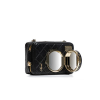 Chanel Black Lambskin Quilted Coco Click Camera Bag