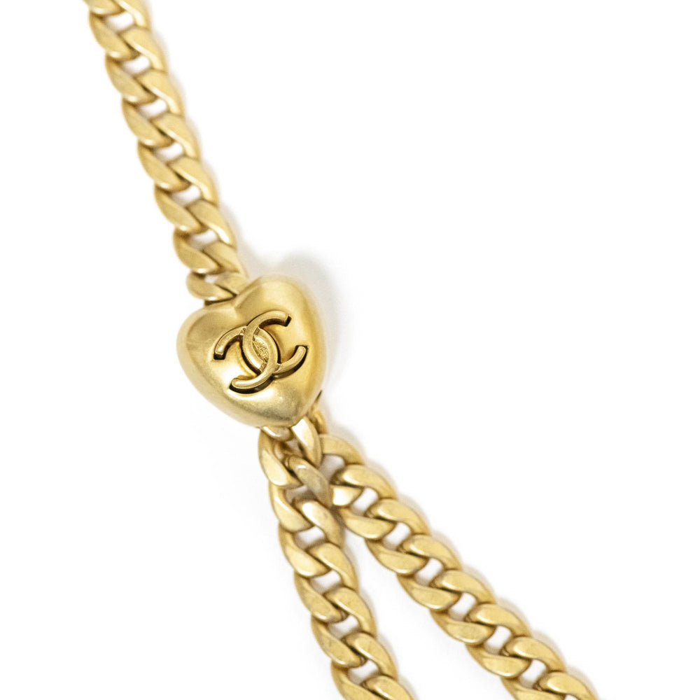 Chanel Pearl Crush Gold Medium Single Flap Handbag