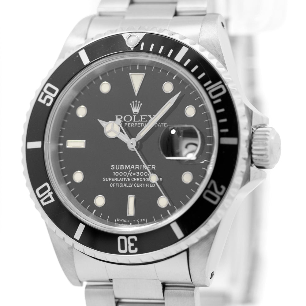 Rolex 40mm Submariner SS 16610