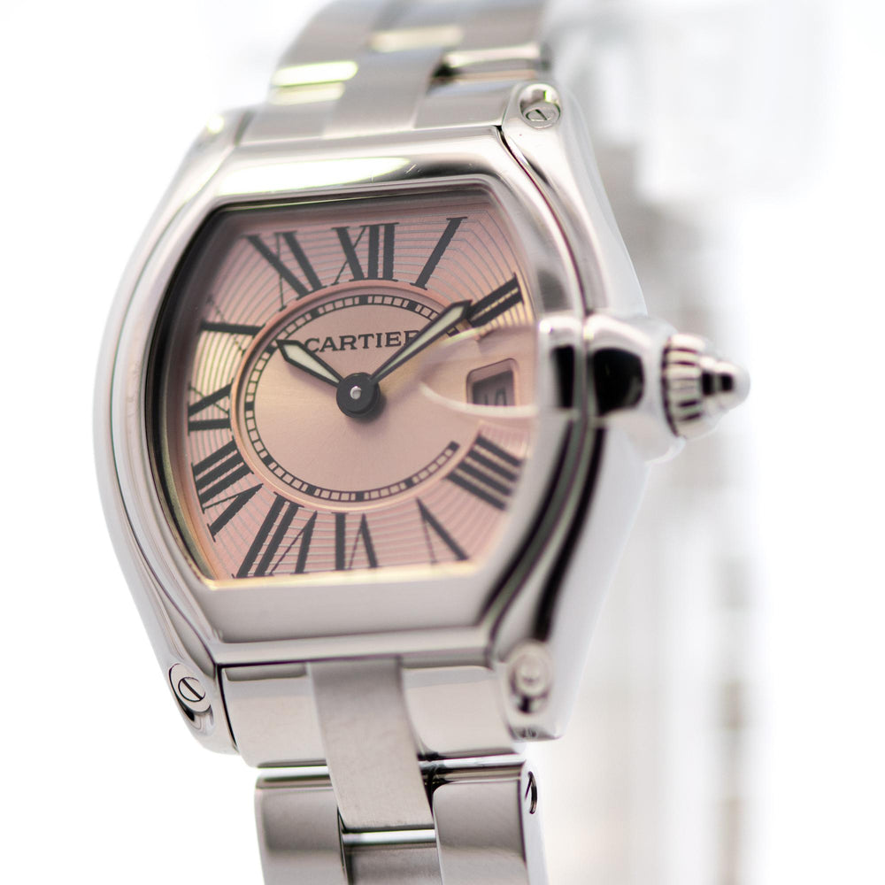 Cartier Roadster Small SS 2675 Pink Dial