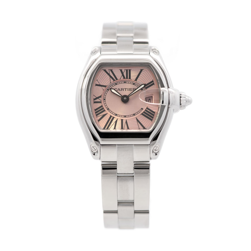 Cartier Roadster Small SS 2675 Pink Dial