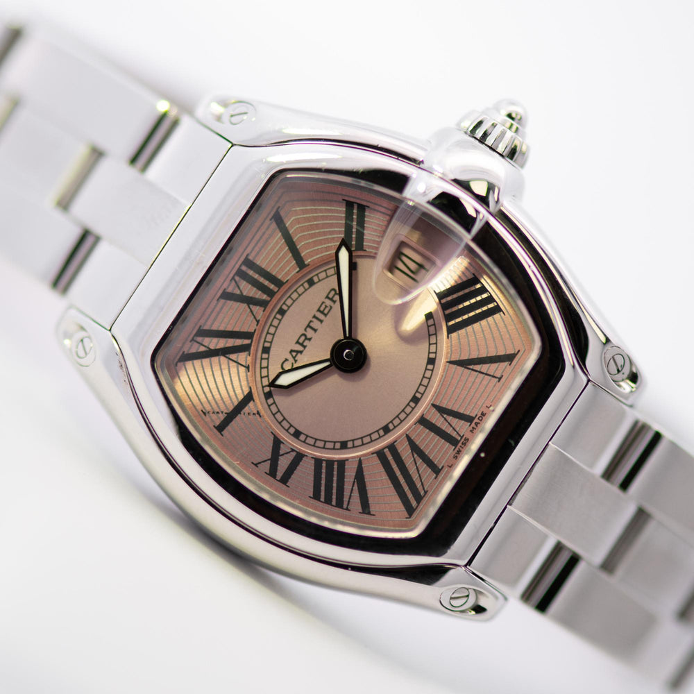 Cartier Roadster Small SS 2675 Pink Dial