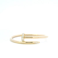 Cartier Just en clou Diamond Nail bracelet YG 16
