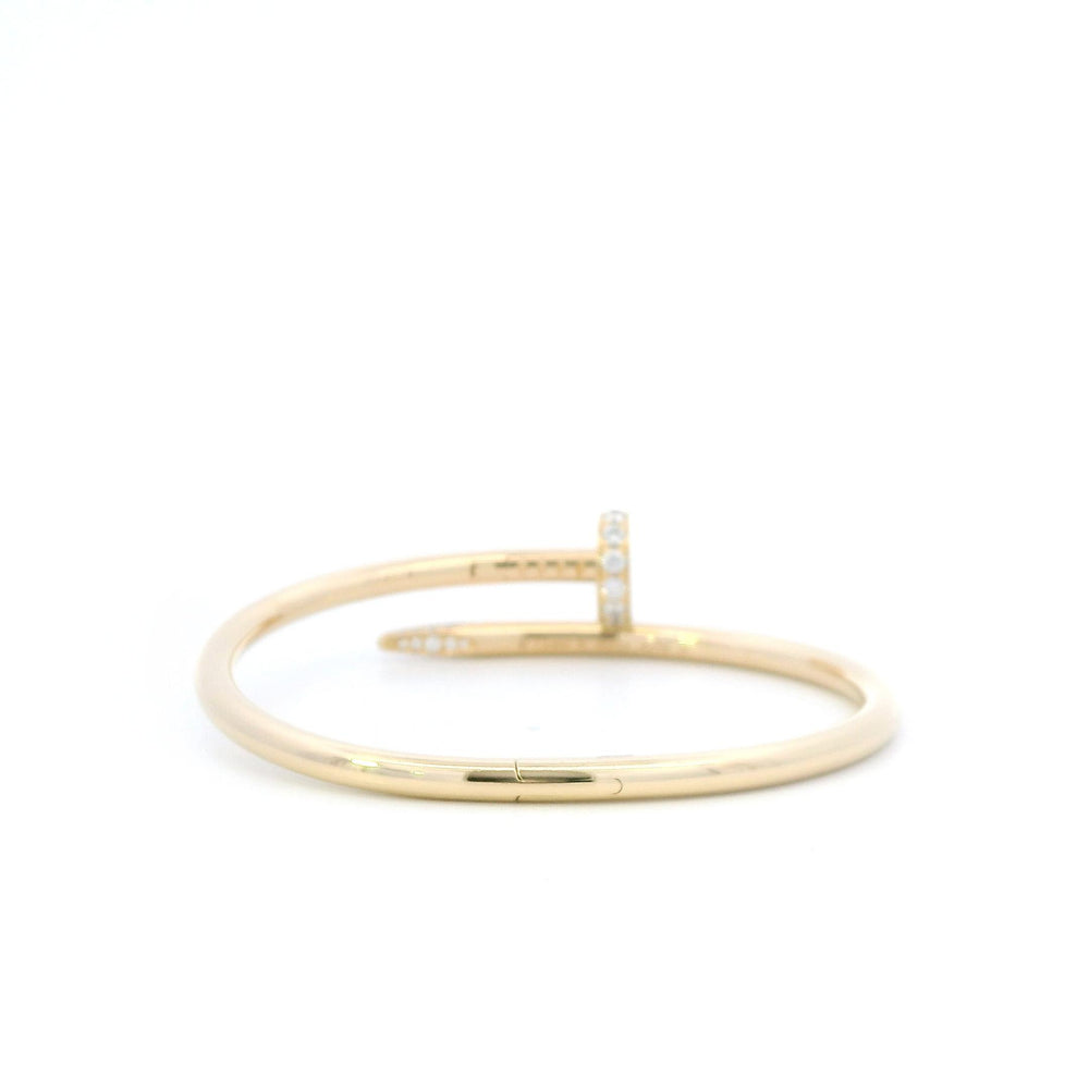 Cartier Just en clou Diamond Nail bracelet YG 16