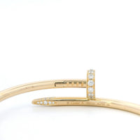Cartier Just en clou Diamond Nail bracelet YG 16