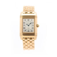 Jaeger-LeCoultre Duo Face Ladies 21mm Reverso 18ky Diamonds MOP