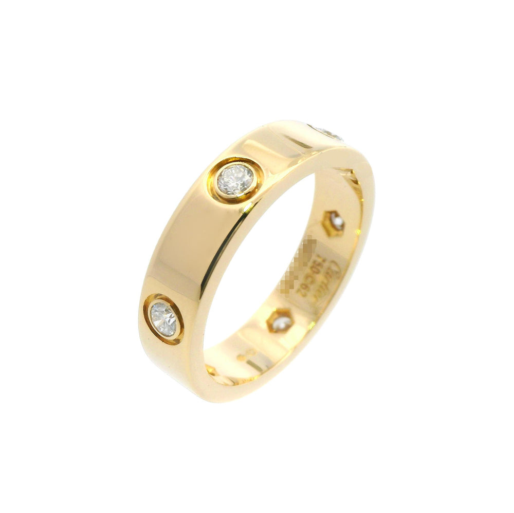 Cartier Diamond Love Ring 18ky Sz62