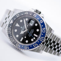 Rolex GMT Master II Batgirl SS 126710BLNR B&P