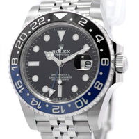 Rolex GMT Master II Batgirl SS 126710BLNR B&P