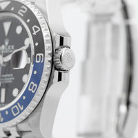 Rolex GMT Master II Batgirl SS 126710BLNR B&P