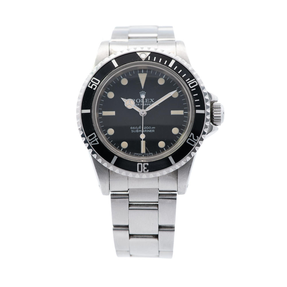 Rolex 40mm Submariner no date SS Black Dial 5513
