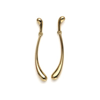 Tiffany & Co 18k YG Peretti Drop Earrings