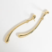 Tiffany & Co 18k YG Peretti Drop Earrings