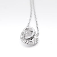 Cartier Love Pendant Paved 18kw Diamonds