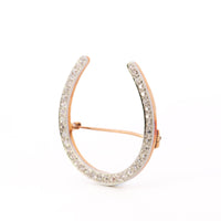 Marcus & Co. 3ct 18ky & Platinum Diamond Horseshoe Pin
