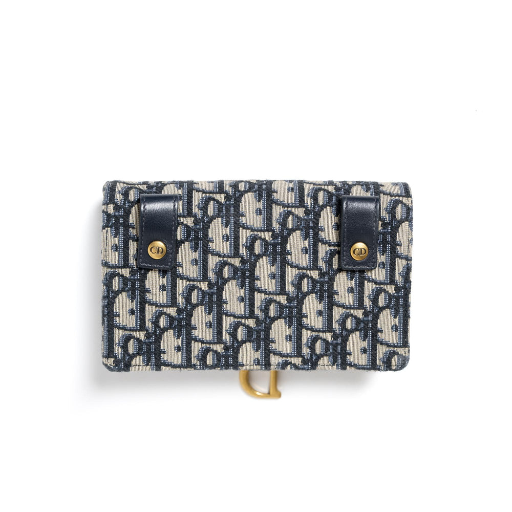 Christian Dior Renew Oblique Jacquard Saddle Belt Bag