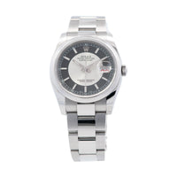Rolex 36mm Datejust SS Tuxedo Dial 116200