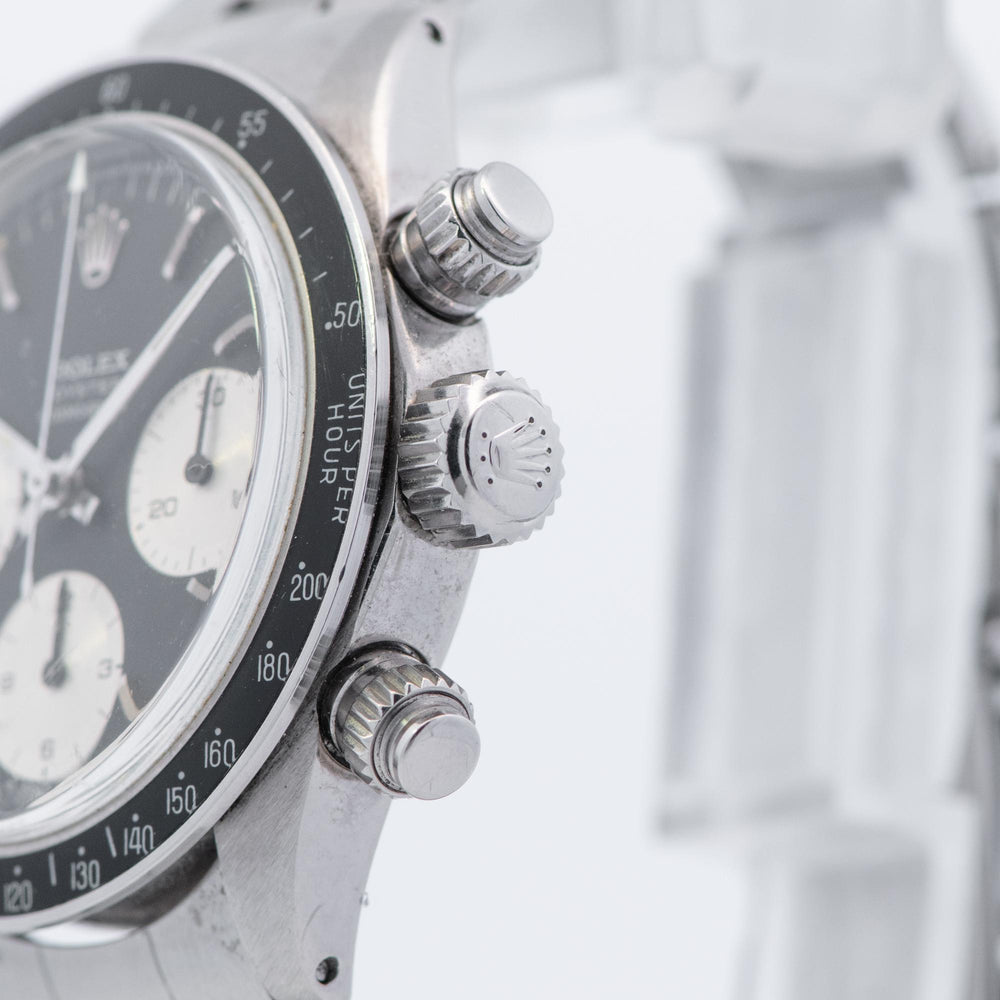 Rolex 37mm Daytona 1976 SS 6263 pap