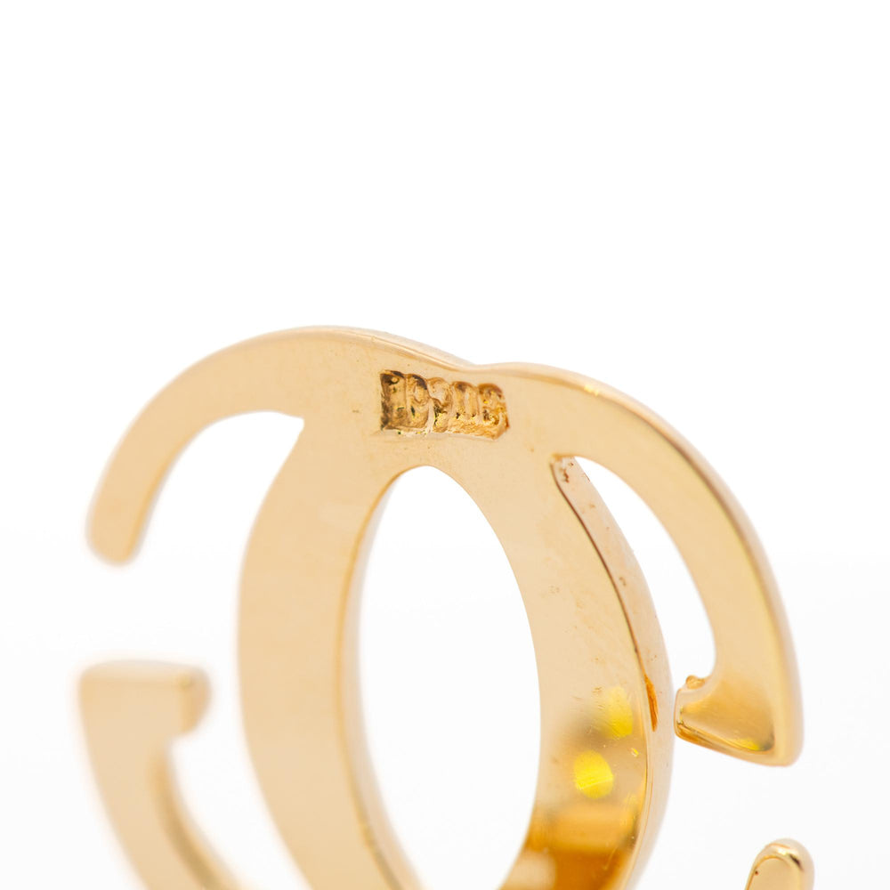 18k Yellow Gold Gucci GG Clip Earrings