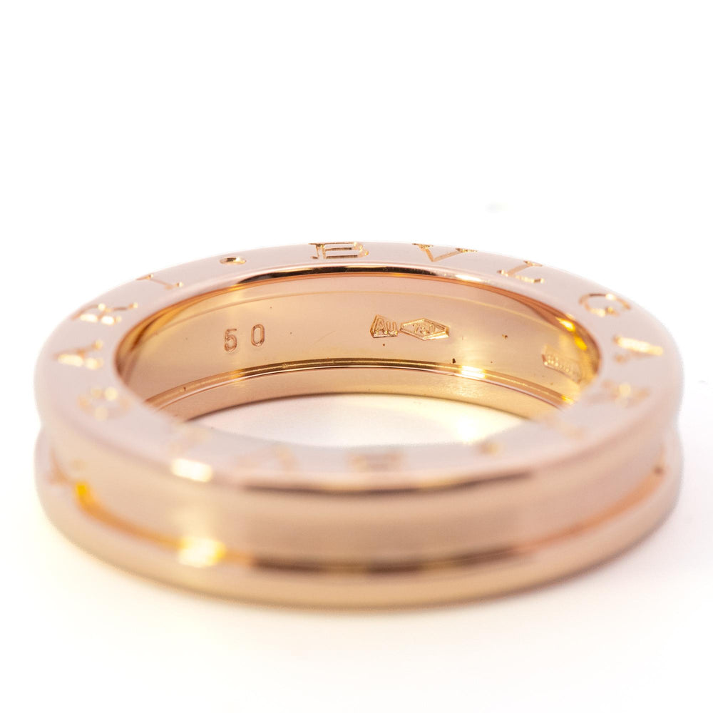 Bulgari B.zero1 18k Rose Gold Size 50