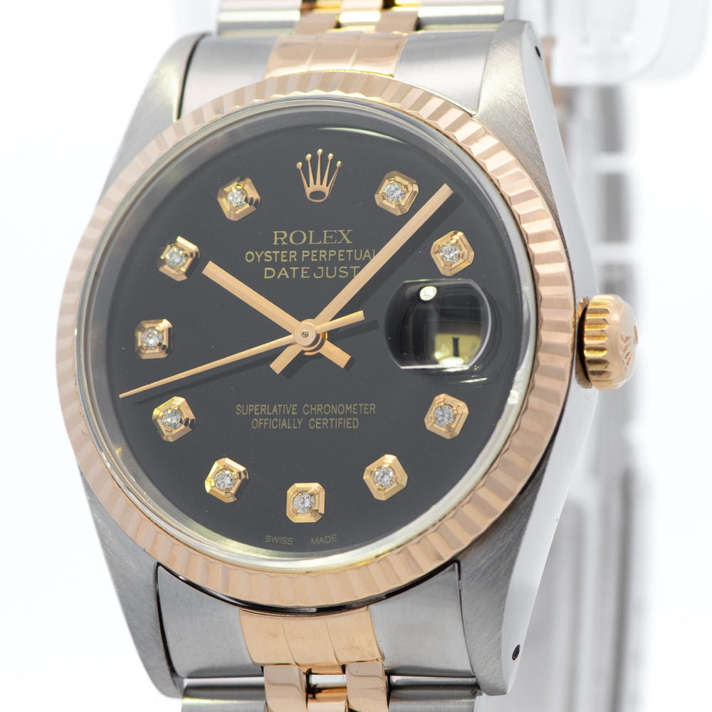 Rolex 36mm Datejust SS/YG 16233