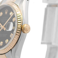 Rolex 36mm Datejust SS/YG 16233