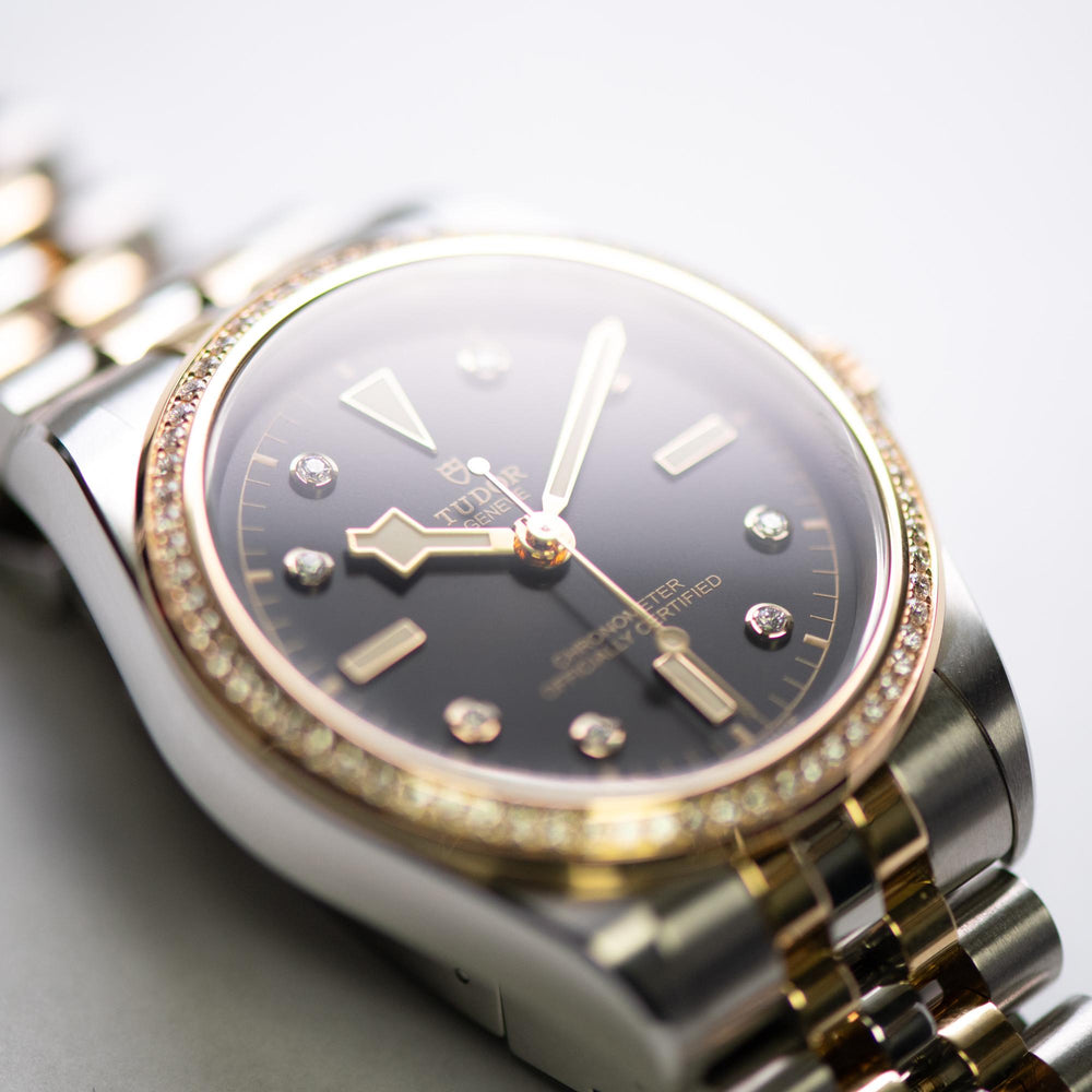 Tudor Black Bay 39 Chronometer SS/YG 79673 Diamond Dial/Bezel