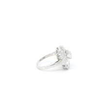 Vintage 1 ct, I, VS2, Diamond Center Stone Ring with surrounding diamonds