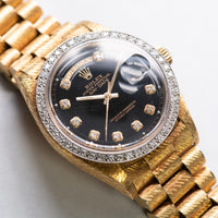 Rolex 36mm Day-Date 1803 18k Yellow Gold Diamond Dial & Bezel