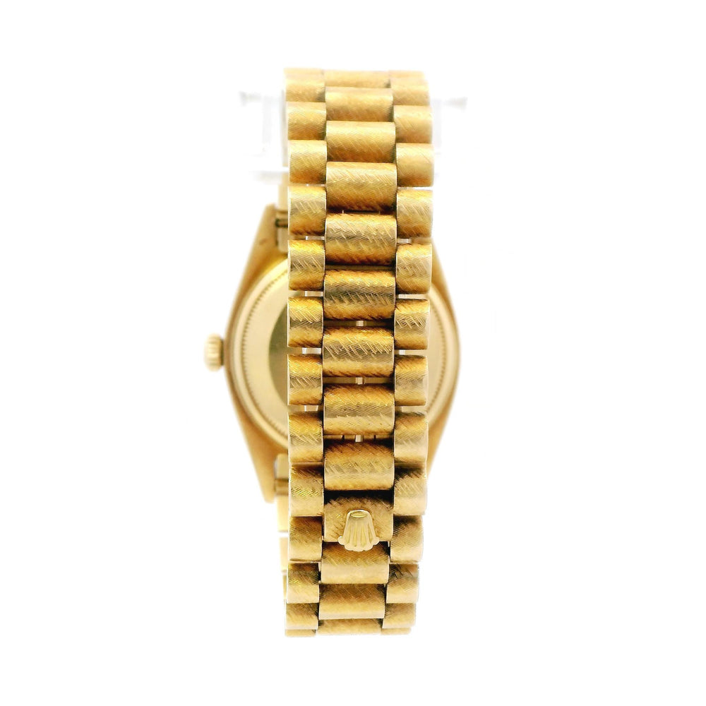 Rolex 36mm Day-Date 1803 18k Yellow Gold Diamond Dial & Bezel