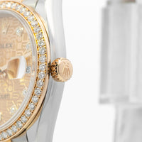 Rolex 36mm Datejust SS/YG Diamond Dial and Bezel 126283RBR