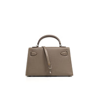 Hermes Mini Kelly Sellier, Etaupe, Palladium Hardware
