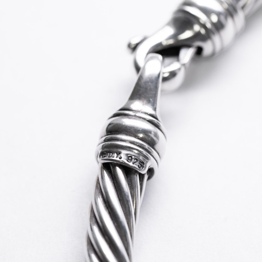 David Yurman Cable Necklace Sterling and 14k YG