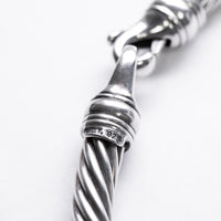 David Yurman Cable Necklace Sterling and 14k YG