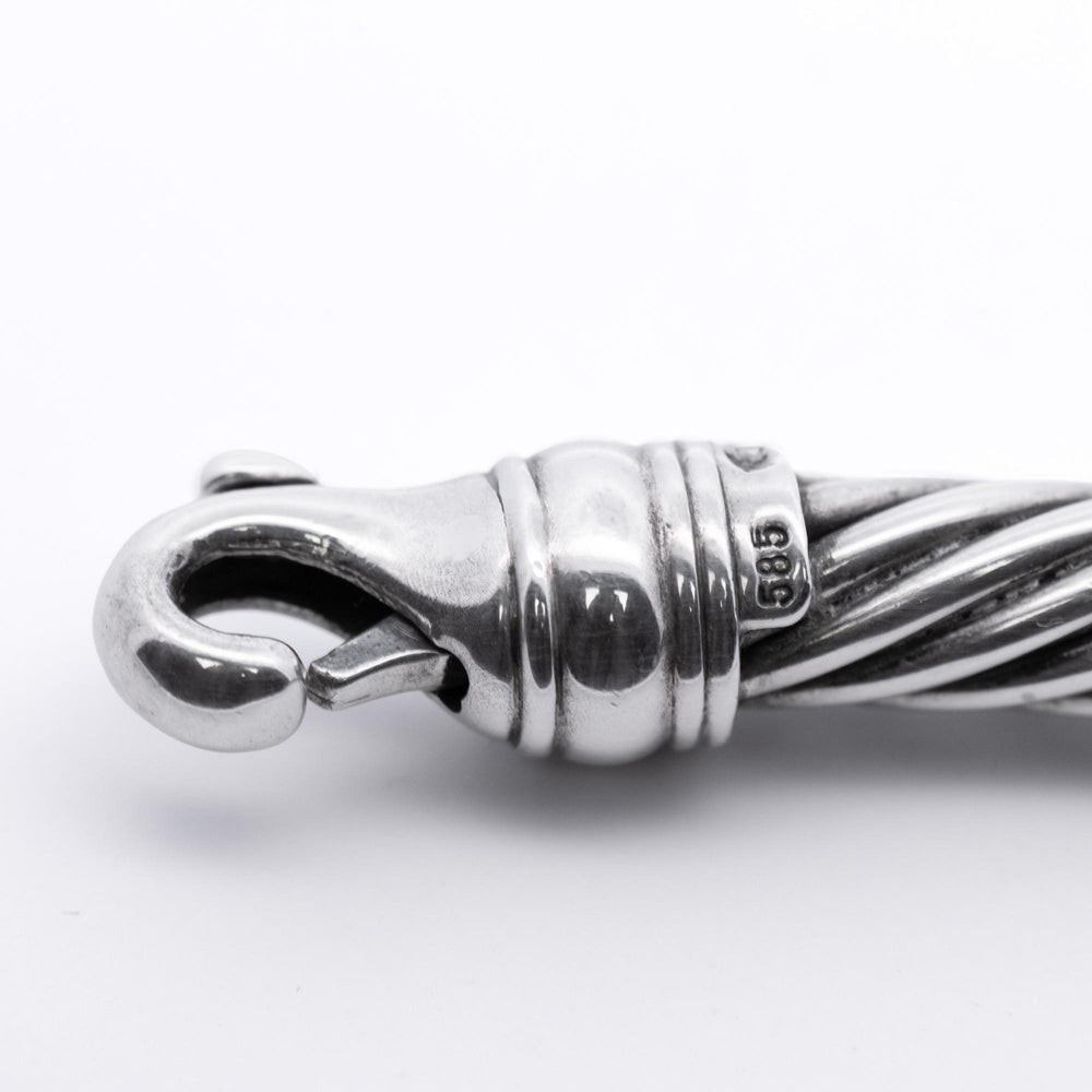 David Yurman Cable Necklace Sterling and 14k YG
