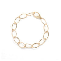 Vintage Tiffany & Co Germany 18k Yellow Gold Oval Link Bracelet