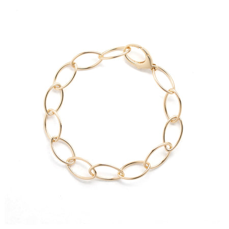 Vintage Tiffany & Co Germany 18k Yellow Gold Oval Link Bracelet
