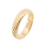 David Yurman 18k Yellow Gold Cable Band ring