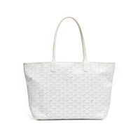 Goyard White Artois Tote PM