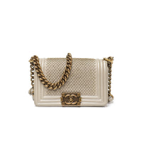Chanel Paris-Dubai Small Light Gold Lambskin 
