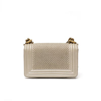 Chanel Paris-Dubai Small Light Gold Lambskin 