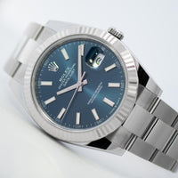Rolex Datejust 41mm SS Blue Dial 126334 card