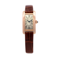 Cartier Tank Americaine 18kRG WGTA0341 Card